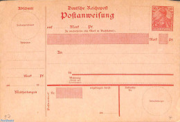 Germany, Empire 1901 Postanweisung 10pf, Reichspost, Unused Postal Stationary - Brieven En Documenten
