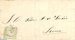 Peru 1871 Folding Letter YCA To Lima, Postal History - Altri & Non Classificati