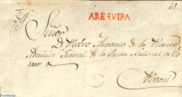 Peru 1830 Front Of Cover (year Estimated), Postal History - Autres & Non Classés