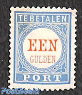 Netherlands 1888 1g, Postage Due, Perf. 12.5, Type II, Unused (hinged) - Other & Unclassified