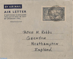Sierra Leone 1950 Aerogramme 6d To England, Used Postal Stationary - Sonstige & Ohne Zuordnung