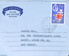 Fiji 1966 Aerogramme To Germany, Postal History - Other & Unclassified