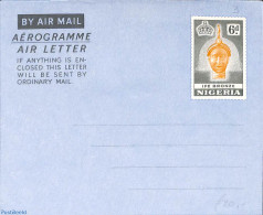 Nigeria 1953 Aerogramme 6d, Unused Postal Stationary - Other & Unclassified