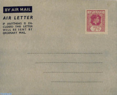 Fiji 1952 Aerogramme 7d, Unused Postal Stationary - Autres & Non Classés