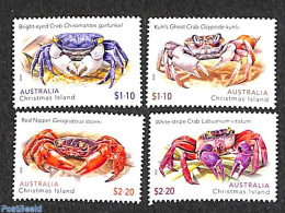 Christmas Islands 2020 Crabs 4v, Mint NH, Nature - Crabs And Lobsters - Christmas Island