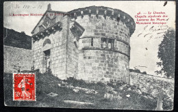 CPA PUY DE DOME / LE CHAMBON / CHAPELLE SEPULTURALE DITE LANTERNE DES MORTS 1906 / POUR FRAUENFELD SUISSE - Andere & Zonder Classificatie