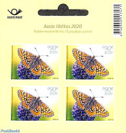 Estonia 2020 Butterflies 4v M/s S-a, Mint NH, Nature - Butterflies - Estonia