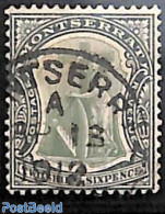 Montserrat 1903 2/6sh, WM CA-Crown, Used, Used Stamps - Autres & Non Classés