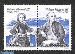 Monaco 2020 Prince Honoré III 2v [:], Mint NH, History - Kings & Queens (Royalty) - Nuovi