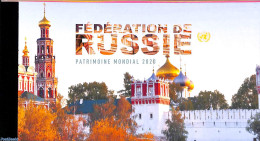 United Nations, Geneva 2020 World Heritage Russia Prestige Booklet, Mint NH, History - World Heritage - Stamp Booklets - Non Classés