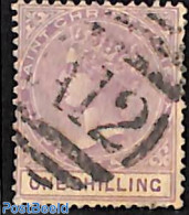 Saint Kitts/Nevis 1887 1sh Violet, Used, Used Stamps - Autres & Non Classés