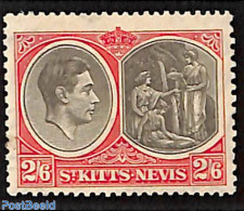 St Kitts/Nevis/Anguilla 1938 2/6sh, Perf. 13.5:12, Stamp Out Of Set, Unused (hinged) - Altri & Non Classificati