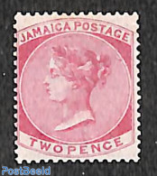 Jamaica 1870 2d, WM CC-Crown, Stamp Out Of Set, Unused (hinged) - Jamaique (1962-...)