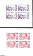 Andorra, French Post 1983 Europa 2v, Imperforated Blocks M/s With 4 Stamps, Mint NH, History - Europa (cept) - Ungebraucht