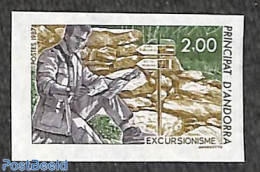 Andorra, French Post 1987 Walking 1v, Imperforated, Mint NH, Various - Tourism - Unused Stamps