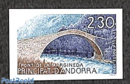 Andorra, French Post 1990 Margineda Bridge 1v, Imperforated, Mint NH, Art - Bridges And Tunnels - Ungebraucht