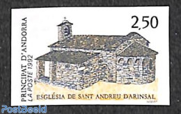 Andorra, French Post 1992 Tourism 1v, Imperforated, Mint NH, Religion - Various - Churches, Temples, Mosques, Synagogu.. - Unused Stamps