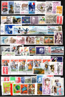 FRANCE  , FRANKREICH, COLLECTION,  GRAND  LOT , PAGE D'ALBUM, 50 + TIMBRES  OBLITERE, GESTEMPELT - Collections