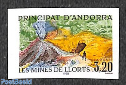 Andorra, French Post 1990 Llorts Mines 1v, Imperforated, Mint NH, Science - Mining - Ungebraucht