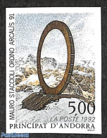 Andorra, French Post 1992 Art 1v, Imperforated, Mint NH, Art - Sculpture - Ongebruikt