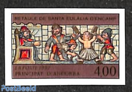 Andorra, French Post 1992 Religious Art 1v, Imperforated, Mint NH, Religion - Religion - Unused Stamps