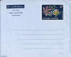 Sierra Leone 1964 Aerogramme 6d, Unused Postal Stationary, Nature - Flowers & Plants - Autres & Non Classés