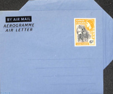 Gold Coast 1955 Aerogramme 6d, Unused Postal Stationary - Altri & Non Classificati
