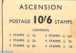 Ascension 1963 Definitives, Birds Booklet, Mint NH, Nature - Birds - Stamp Booklets - Unclassified