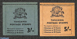 Tanzania 1965 Independence 2 Booklets, Mint NH, Stamp Booklets - Unclassified