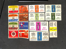 South Africa 1960 Collection Of 15 Help Cripples, Easter Seals Booklets, Mint NH, Stamp Booklets - Unused Stamps