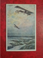 CARTE DEUTSCHER LUFTFLOTTEN VEREIN HANS RUDOLF SCHULZE AVION  FELDPOST SELESTAT POUR CHARLOTTENBURG 1915 - Andere & Zonder Classificatie