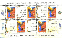 San Marino 2009 Language Day M/s, Mint NH, Various - Joint Issues - Unused Stamps