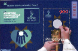 Hungary 2021 Eucharistic Congress S/s (with Red Number), Mint NH, Religion - Religion - Neufs