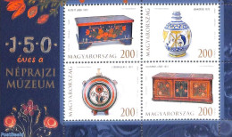 Hungary 2022 Neprajzi Museum S/s, Mint NH, Art - Art & Antique Objects - Museums - Unused Stamps