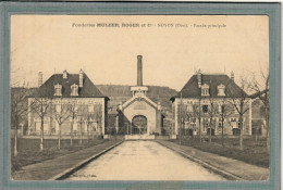 CPA (60) NOYON - Aspect De La Façade Des Fonderies Muller, Roger Et Cie En 1911 - Noyon