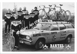 PHOTO CYCLISME REENFORCE GRAND QUALITÉ ( NO CARTE ) GROUPE TEAM BANTEL 1977 - Cycling