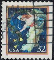 Etats Unis 1995 Oblitéré Used Noël Midnight Angel Ange De Minuit SU - Used Stamps