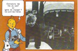 TINTIN  Carte Postale "connais Tu Les "fils Du Vent". Action De L'Aven Pour L'enfance En Détresse. Années 1960 - Comics