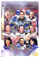 Guinea, Republic 1999 Astronauts 8v M/s, Mint NH, Transport - Space Exploration - Other & Unclassified