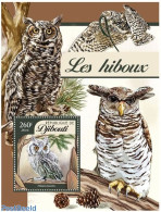 Djibouti 2016 Owls, Mint NH, Nature - Birds Of Prey - Owls - Djibouti (1977-...)