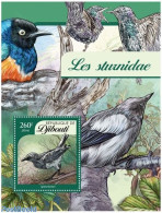 Djibouti 2016 Starlings, Mint NH, Nature - Birds - Djibouti (1977-...)