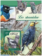 Djibouti 2016 Starlings, Mint NH, Nature - Birds - Djibouti (1977-...)