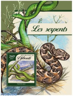 Djibouti 2016 Snakes, Mint NH, Nature - Snakes - Gibuti (1977-...)
