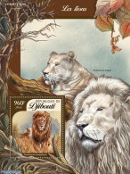 Djibouti 2016 Lions, Mint NH, Nature - Cat Family - Djibouti (1977-...)