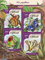 Djibouti 2016 Butterflies, Mint NH, Nature - Butterflies - Djibouti (1977-...)