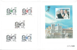 MONACO 2011 EXCLUSIVE STAMPS WEDDIND OF MONACO 2012 - VERY RARE ONLY 500 - Unused Stamps