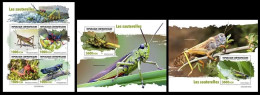 Central Africa 2023 Grasshoppers. (618) OFFICIAL ISSUE - Autres & Non Classés