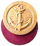 Médaille Troupes Coloniales - Liste Interventions Colonies 1950 + Boite D'origine - Autres & Non Classés