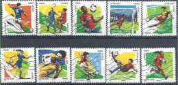 FRANCE -  Football - 10 Gestes Préférés - Used Stamps