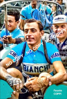 PHOTO CYCLISME REENFORCE GRAND QUALITÉ ( NO CARTE ) FAUSTO COPPI TEAM BIANCHI 1956 - Radsport